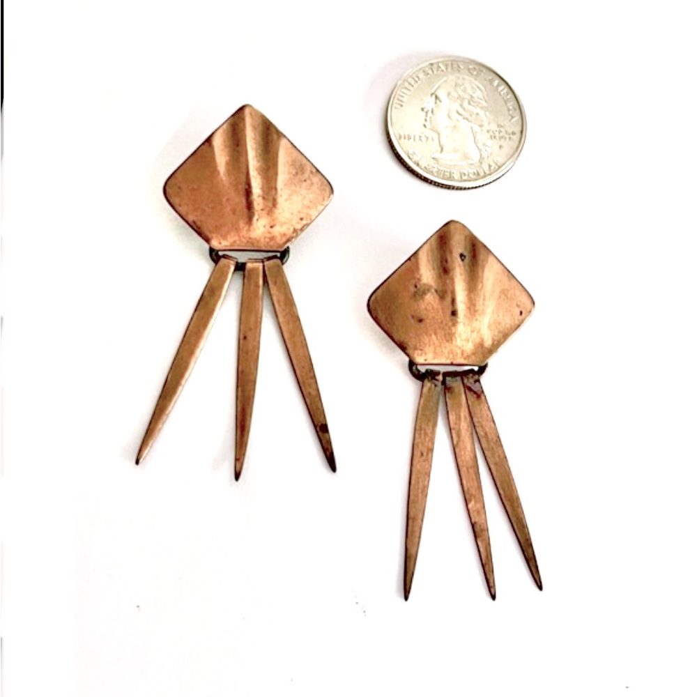 BOGO > MCM Mid Century Copper Earrings